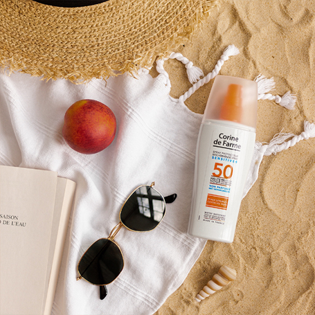 Corine de Farme protection solaire pour toute la famille Corine de Farme protection solaire pour toute la famille