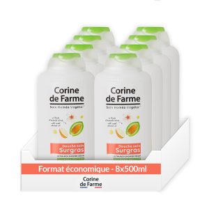 Pack économique - Douche Soin Surgras à l'huile d'Amande Douce - Corine de Farme