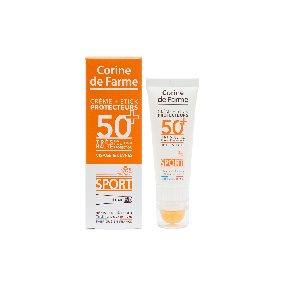Crème + stick protecteurs SPF50+- Corine de Farme