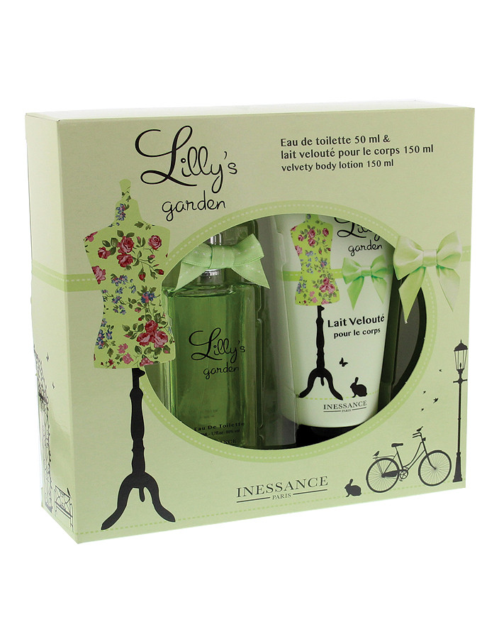 Coffret Parfum Lilly Garden 50 ml et son Lait Velouté Corps 150 ml