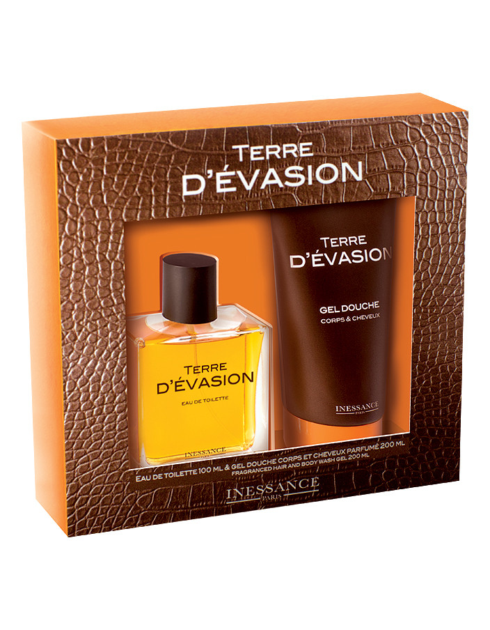 Coffret Eau de toilette Terre d'Evasion et son gel douche parfumé