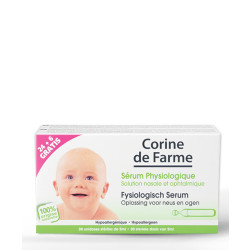 Sérum Physiologique pour Bébé x24 + 6 gratuits