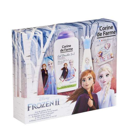 Coffret EDT 30ml + Gel douche 250ml +barrettes et bracelet -Reine des Neiges 2 Disney