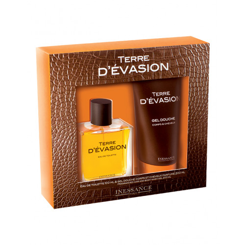 Coffret Eau de toilette Terre d'Evasion et son gel douche parfumé